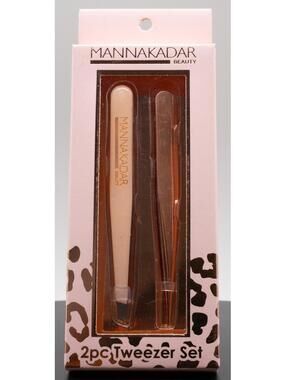 2pc Tweezer Set Precision Hair Removal Manna Kadar